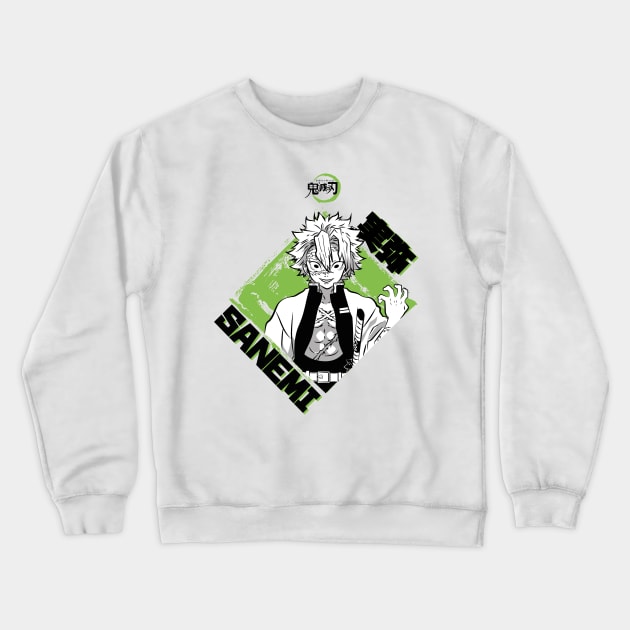 DEMON SLAYER: SANEMI SHINAZUGAWA Crewneck Sweatshirt by FunGangStore